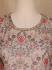 Pale pink Floral Designed Semi Silk Salwar Suit - Diadem