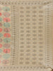 Pastel Green and Peach Floral Woven Design Banarasi Saree with Designer Zari Border