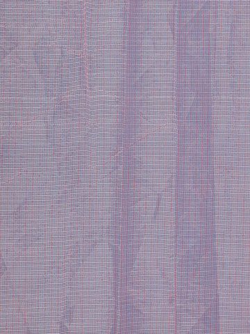 Peach Floral Embroidered Kota Cotton Saree - Diadem