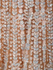 Peach Floral Sequins Embroidered Net Lehenga Set With Dupatta - Diadem