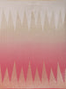 Peach Pink And Cream Ombre Sequin Embellished Chiffon Saree - Diadem