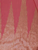 Peach Pink And Cream Ombre Sequin Embellished Chiffon Saree - Diadem