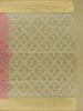 Peach Pink Zigzag Design Tussar Silk Saree With Contrast Border - Diadem