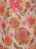 Peach Floral Printed Cotton Salwar Suit Set with Dupatta - Diadem