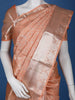Peach Floral Woven Pure Kanchipuram Silk Saree - Diadem