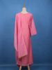 Peach Pink Floral Sequin Embroidery Silk Cotton Salwar Suit - Diadem