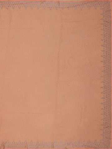 Peach Sequins Design Satin Saree - Diadem