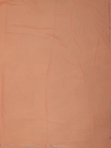 Peach Sequins Design Satin Saree - Diadem