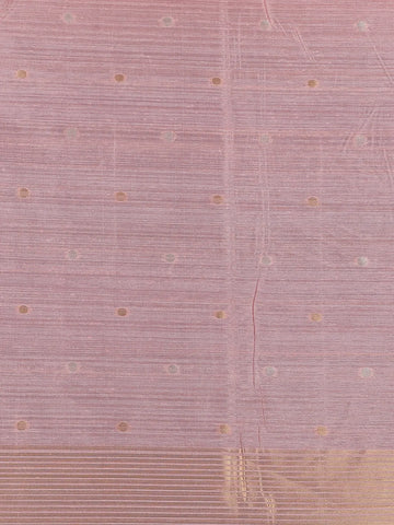 Peach floral Design Semi Tissue Saree - Diadem