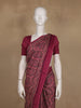 Pink Ajrakh Design Mul Mul Cotton Saree