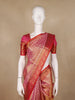 Pink Brocade Woven Pure Kanchipuram Tissue Silk Saree - Diadem