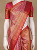 Pink Brocade Woven Pure Kanchipuram Tissue Silk Saree - Diadem