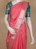 Pink Butta Woven Design Pure Kanchipuram Silk Saree
