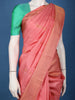 Pink Butta Woven Design Pure Kanchipuram Silk Saree