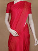 Pink Butta Woven Soft Silk Saree with Matching Zari Border