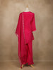 Pink Embroidered Design Crepe Sharara Salwar Suit