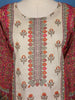 Pink And Beige Floral Designed Cotton Salwar Suit - Diadem