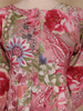Pink Floral Print Design Cotton Kurti