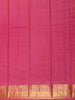 Pink Floral Woven Pure Kanchipuram Silk Saree With Zari Border - Diadem