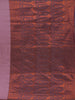 Pink Leaf Designed Soft Silk Saree With Contrast Purple Blouse - Diadem