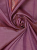 Pink Leaf Designed Soft Silk Saree With Contrast Purple Blouse - Diadem