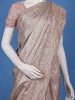 Onion Pink Leaf Woven Design Banarasi Silk Saree - Diadem