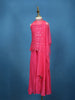 Pink Mirror Work Georgette Kids Palazzo Suit with Dupatta - Diadem