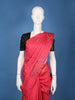 Pink Motif Woven Design Pure Kanchipuram Silk Saree