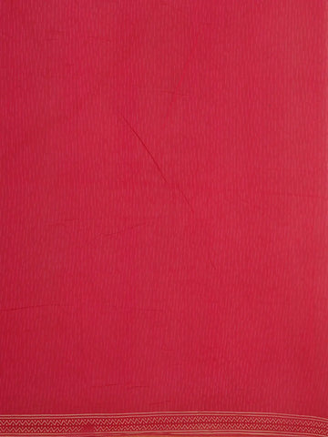 Pink Paisley Design Cotton Saree With Zari Border - Diadem