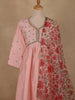 Pink Sequins Embroidery Cotton Salwar Suit - Diadem