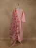 Pink Sequins Embroidery Cotton Salwar Suit - Diadem