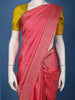 Pink Butta Woven Design Pure Kanchipuram Silk Saree