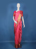 Pink Solid Woven Design Pure Kanchipuram Silk Saree