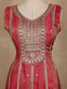 Pink Zari And Sequins Embroidered Silk Salwar Suit