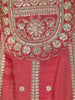 Pink Zari And Sequins Embroidered Silk Salwar Suit