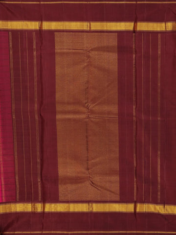Pink Checkered Woven Pure Kanchipuram Silk Saree - Diadem