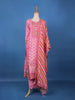 Pink Floral Design Printed Cotton Salwar Suit - Diadem