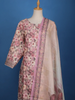 Pink Floral Designed Cotton Salwar Suit - Diadem