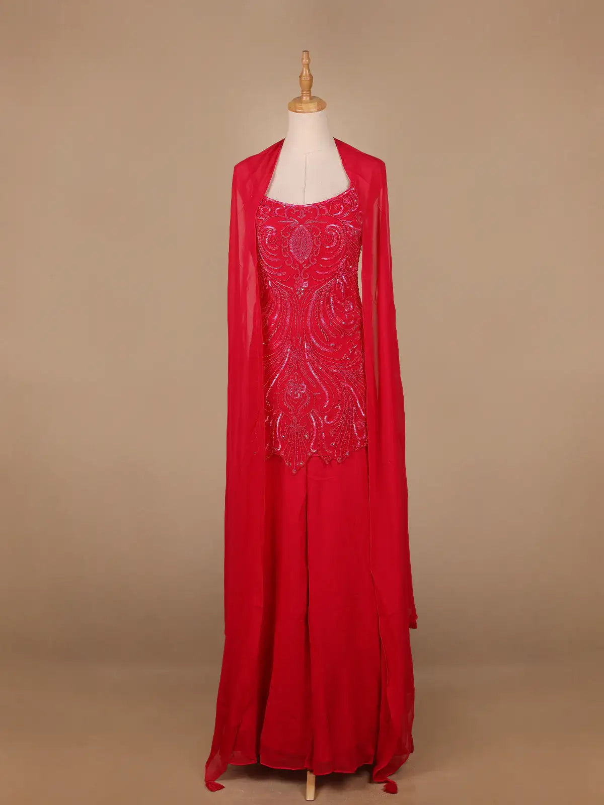 Pink Floral Designed Georgette Sharara Salwar Suit - Diadem