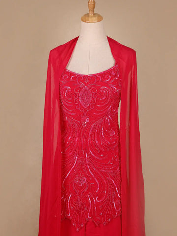 Pink Floral Designed Georgette Sharara Salwar Suit - Diadem