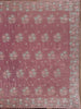 Pink Floral Designed Organza Designer Saree - Diadem