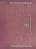 Pink Floral Designed Organza Designer Saree - Diadem
