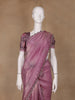 Pink Floral Designed Organza Designer Saree - Diadem