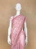 Pink Floral Designed Tissue Organza Saree - Diadem