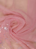 Pink Floral Sequin Embroidered Organza Designer Saree - Diadem