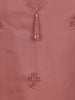 Pink Floral Designed Cotton Salwar Suit - Diadem