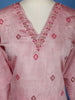 Pink Floral Designed Cotton Salwar Suit - Diadem