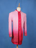Pink Ombre Sequin Embroidered Jacquard Sherwani Suit - Diadem