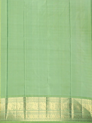 Pink Peacock Woven Pure Kanchipuram Silk Saree - Diadem