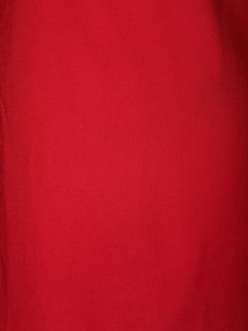 Pink Plain Cotton Rayon Kurti - Diadem